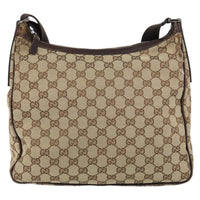 Gucci Gg Canvas Bag Canvas Beige Canvas Shoulder Bag Bag (Pre-Loved)