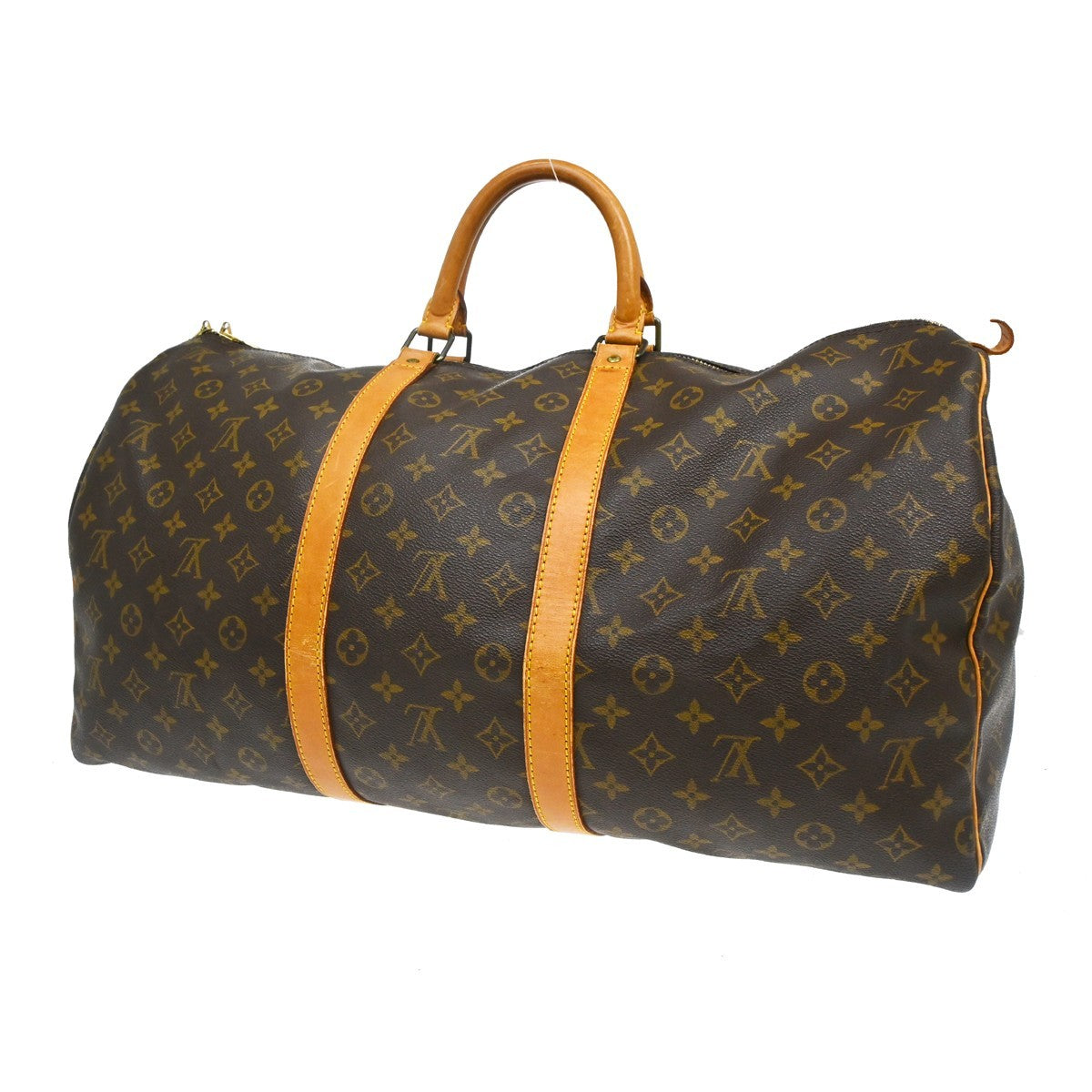 Louis Vuitton Louis Vuitton Keepall Bag Monogram Canvas Brown Canvas Travel Bag Bag (Authentic Pre-Loved)