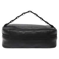 Salvatore Ferragamo Vala Clutch Bag Leather Black Leather Clutche & Pouche Bag (Authentic Pre-Loved)