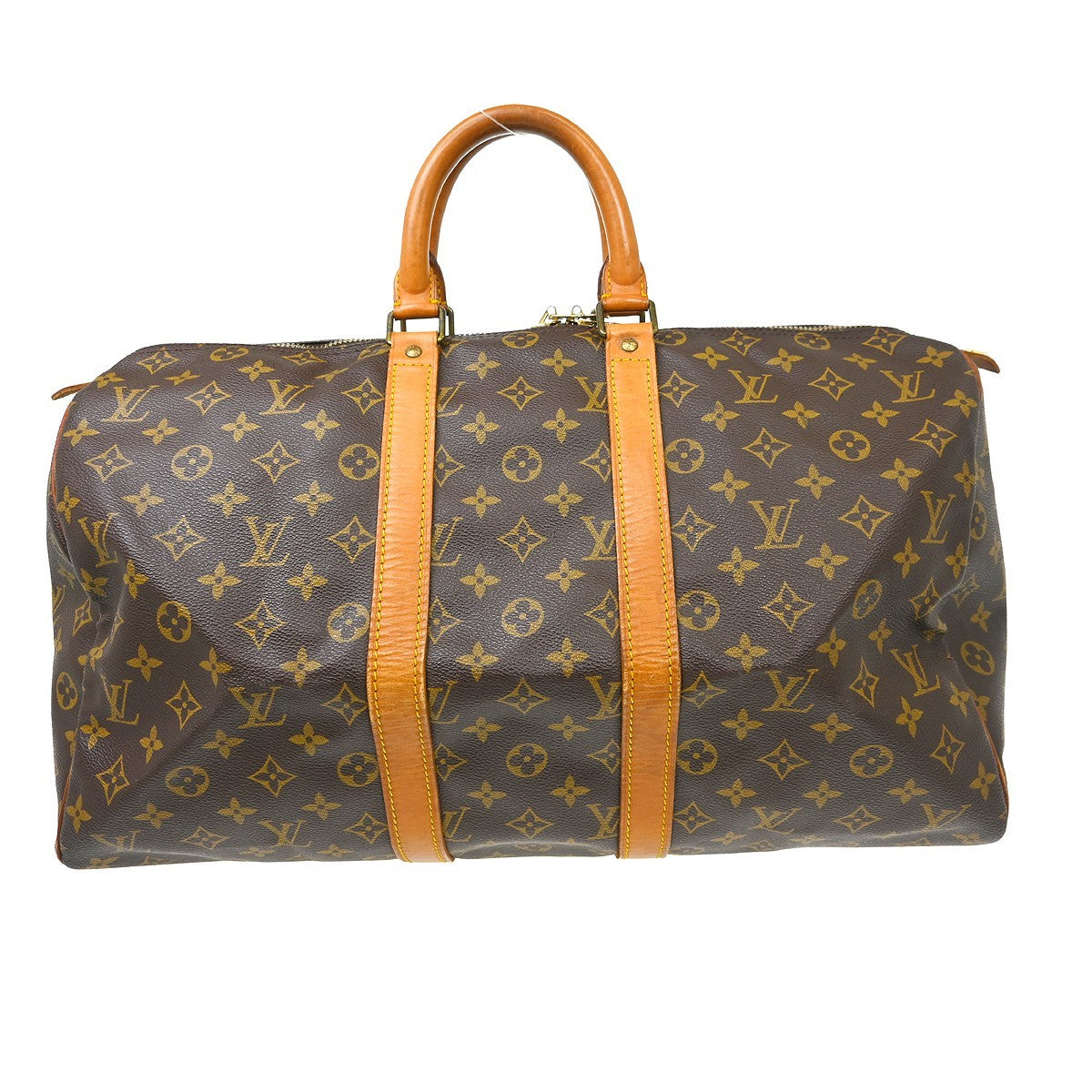 Louis Vuitton Louis Vuitton Keepall Bag Monogram Canvas Brown Canvas Travel Bag Bag (Pre-Loved)