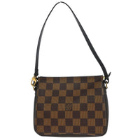 Louis Vuitton Trousse Make Up Bag Damier Canvas Brown Canvas Clutche & Pouche Bag (Authentic Pre-Loved)