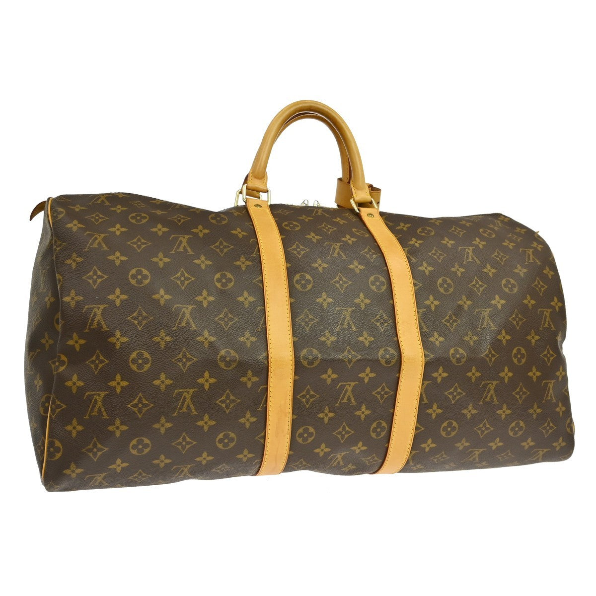 Louis Vuitton Louis Vuitton Keepall Bag Monogram Canvas Brown Canvas Travel Bag Bag (Authentic Pre-Loved)