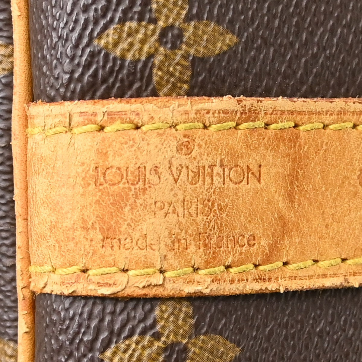Louis Vuitton Keepall Bag Monogram Canvas Brown Canvas Travel Bag Bag (Authentic Pre-Loved)