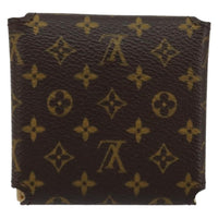 Louis Vuitton Case Jewelry Box Canvas Brown Canvas Wallets Accessory (Pre-Loved)