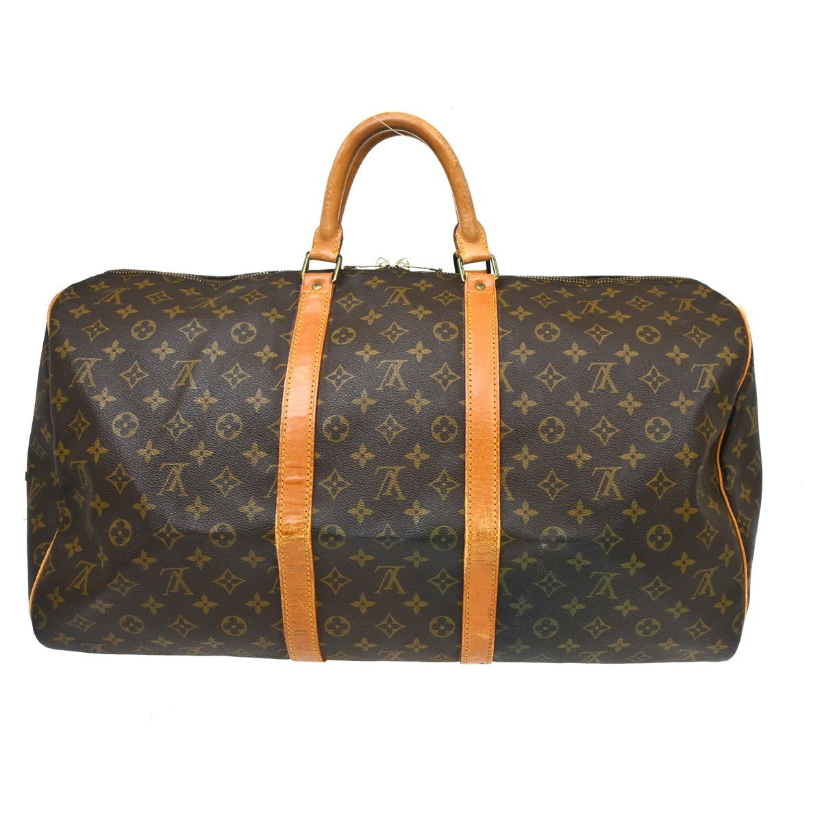 Louis Vuitton Louis Vuitton Keepall Bag Monogram Canvas Brown Canvas Travel Bag Bag (Pre-Loved)