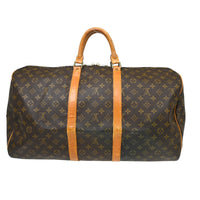 Louis Vuitton Louis Vuitton Keepall Bag Monogram Canvas Brown Canvas Travel Bag Bag (Pre-Loved)