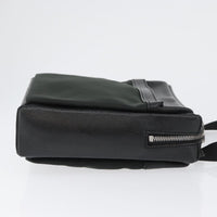 Louis Vuitton Sayan Messenger Bag Taiga Leather And Canvas Black Leather Shoulder Bag Bag (Authentic Pre-Loved)