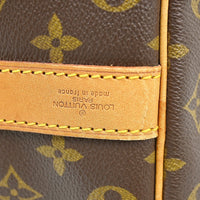 Louis Vuitton Keepall Bandouliere Bag Monogram Canvas Brown Canvas Travel Bag Bag (Pre-Loved)