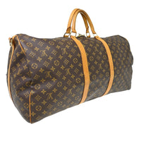 Louis Vuitton Louis Vuitton Keepall Bandouliere Bag Monogram Canvas Brown Canvas Travel Bag Bag (Authentic Pre-Loved)