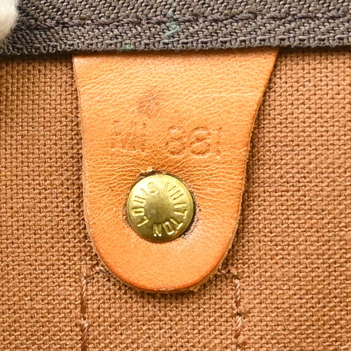 Louis Vuitton Keepall Bag Monogram Canvas Brown Canvas Travel Bag Bag (Pre-Loved)