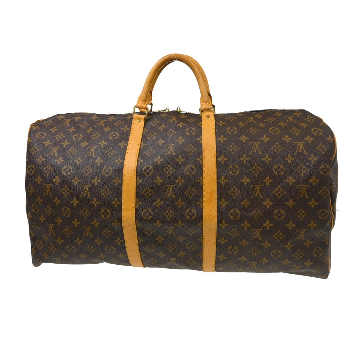 Louis Vuitton Louis Vuitton Keepall Bag Monogram Canvas Brown Canvas Travel Bag Bag (Authentic Pre-Loved)