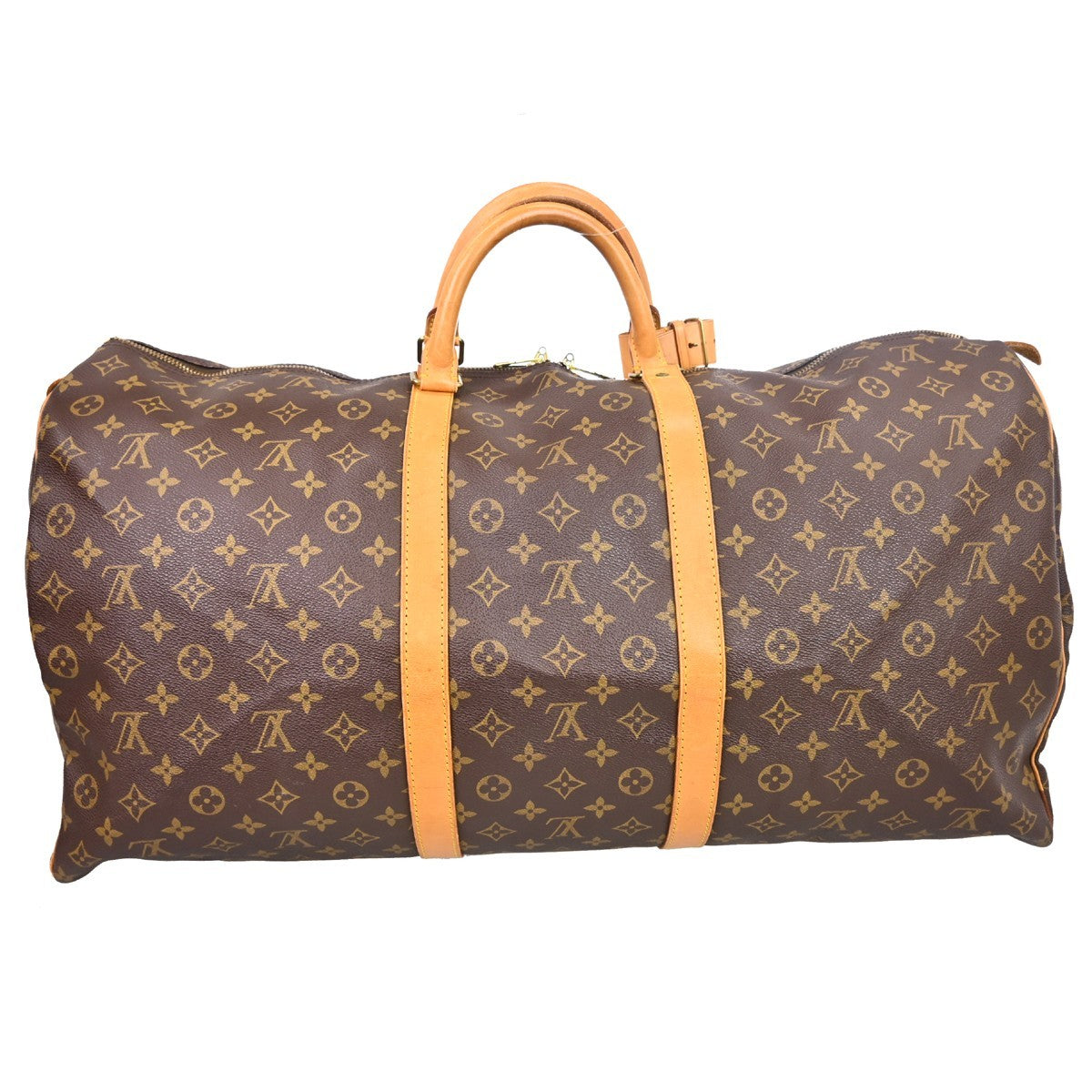 Louis Vuitton Louis Vuitton Keepall Bag Monogram Canvas Brown Canvas Travel Bag Bag (Pre-Loved)