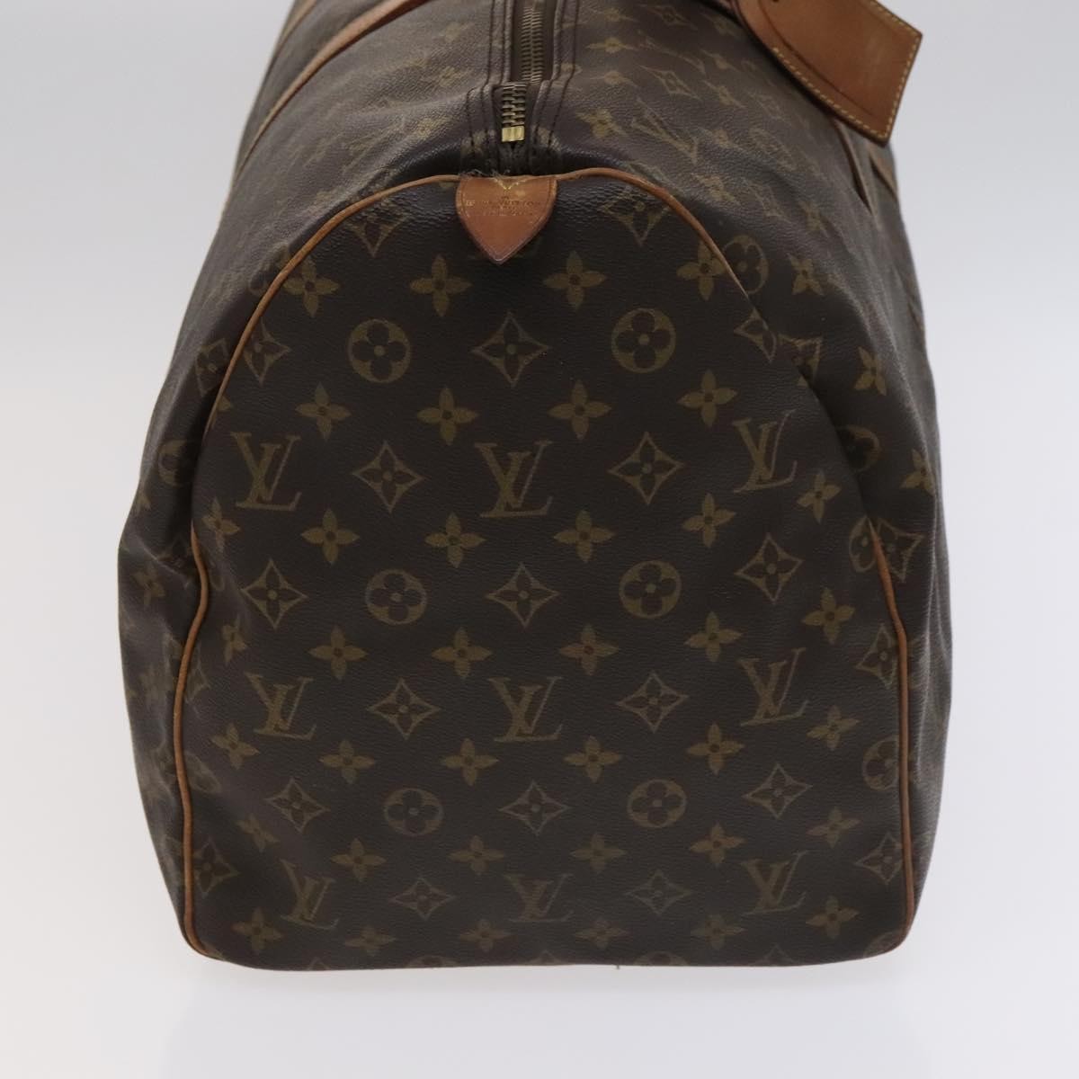 Louis Vuitton Keepall Bag Monogram Canvas Brown Canvas Travel Bag Bag (Authentic Pre-Loved)