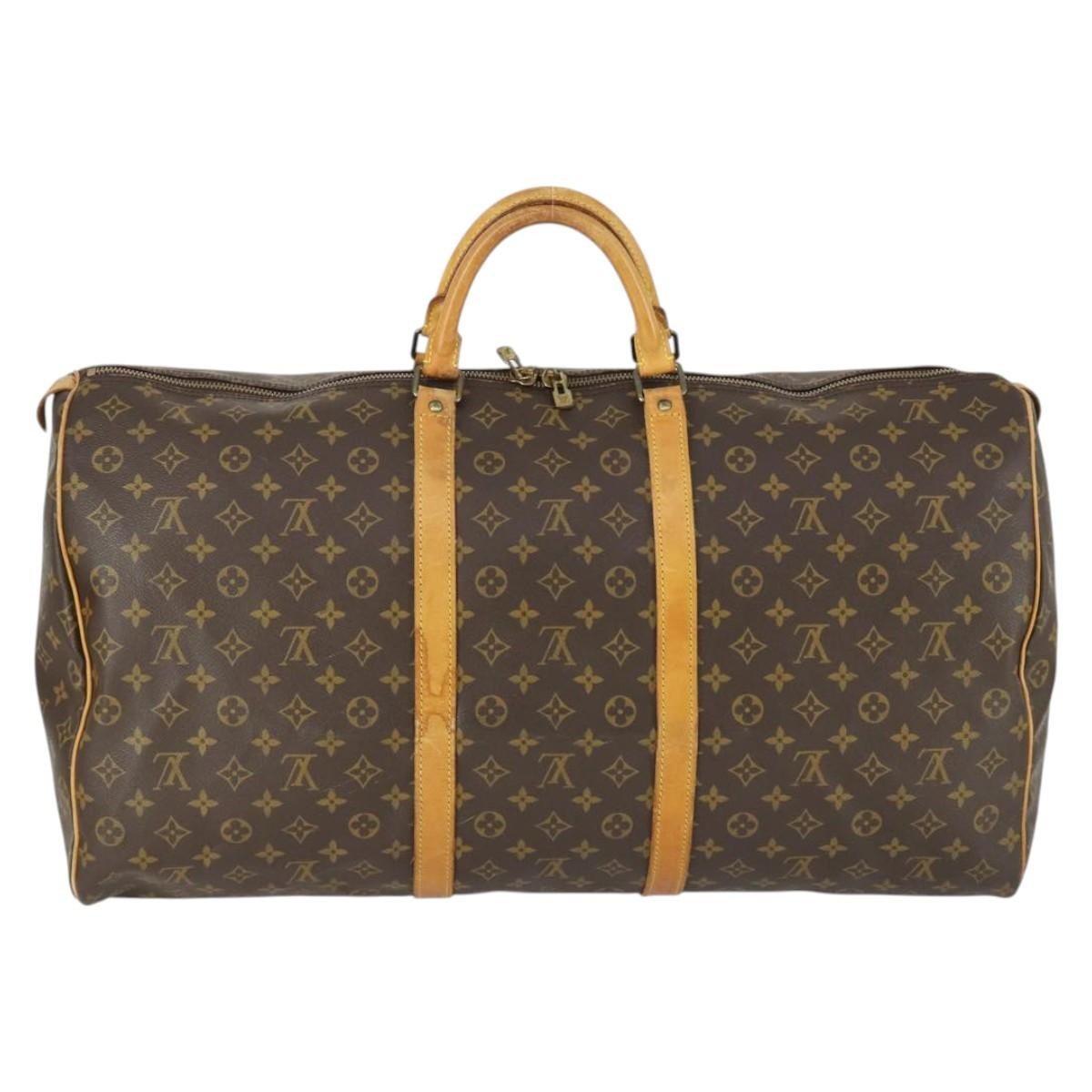 Louis Vuitton Louis Vuitton Keepall Bag Monogram Canvas Brown Canvas Travel Bag Bag (Pre-Loved)
