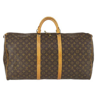 Louis Vuitton Louis Vuitton Keepall Bag Monogram Canvas Brown Canvas Travel Bag Bag (Pre-Loved)
