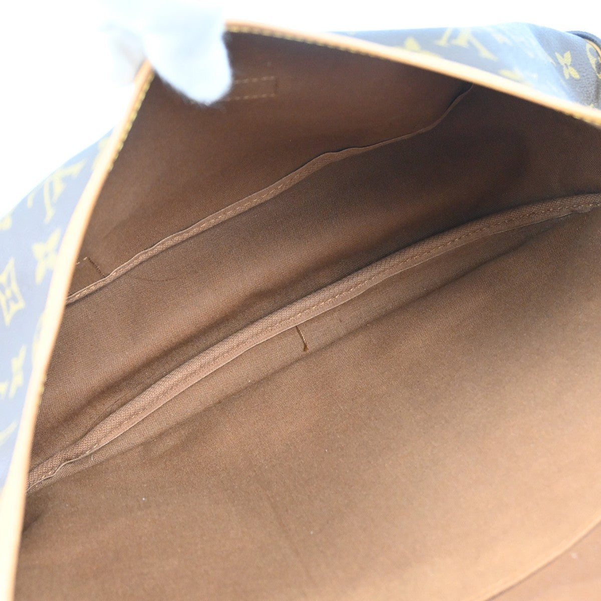Louis Vuitton Louis Vuitton Saumur Handbag Monogram Canvas Brown Canvas Shoulder Bag Bag (Authentic Pre-Loved)