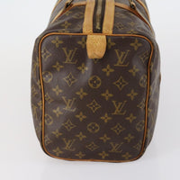 Louis Vuitton Sac Souple Handbag Monogram Canvas Brown Canvas Travel Bag Bag (Authentic Pre-Loved)
