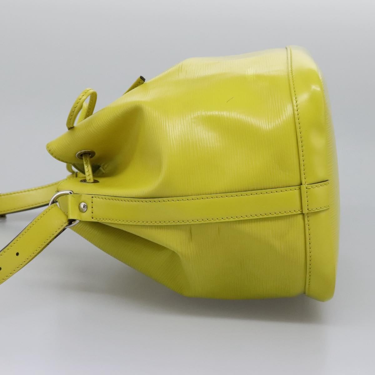 Louis Vuitton Petit Noe Handbag Epi Leather Green Leather Shoulder Bag Bag (Authentic Pre-Loved)