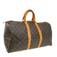 Louis Vuitton Louis Vuitton Keepall Bag Monogram Canvas Brown Canvas Travel Bag Bag (Pre-Loved)
