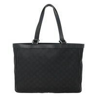 Gucci Abbey Pocket Tote Gg Canvas Black Canvas Tote Bag Bag (Pre-Loved)