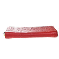 Louis Vuitton Portefeuille Zippy Monogramme Empreinte Monogramme Empreinte Red Leather Wallets Accessory (Authentic Pre-Loved)