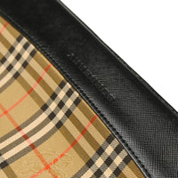 Burberry Nova Check Tote Nylon And Leather Beige Canvas Tote Bag Bag (Authentic Pre-Loved)