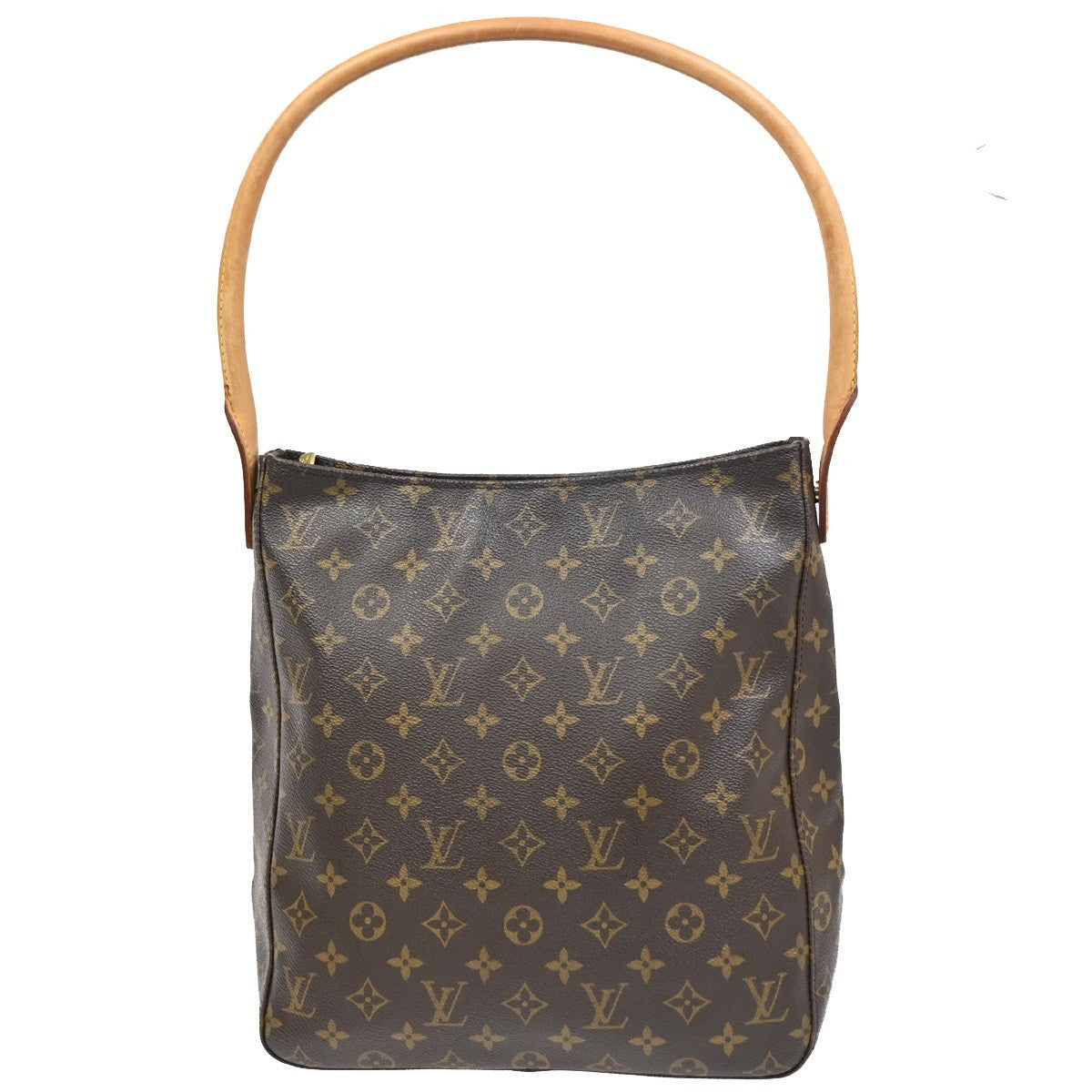 Louis Vuitton Monogram Looping Handbag Monogram Canvas Brown Canvas Shoulder Bag Bag (Pre-Loved)