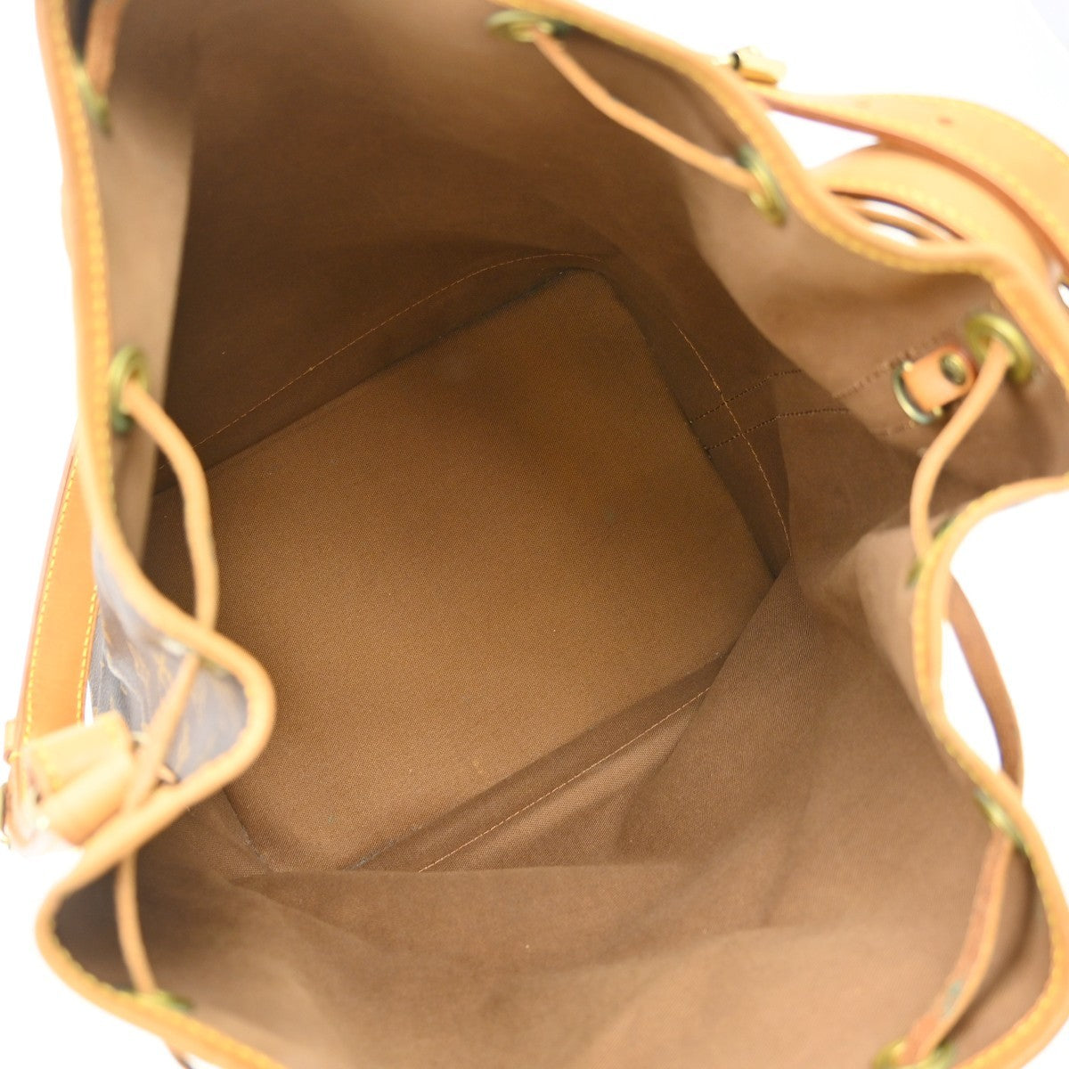 Louis Vuitton Petit Noe Nm Handbag Monogram Canvas Brown Canvas Shoulder Bag Bag (Authentic Pre-Loved)