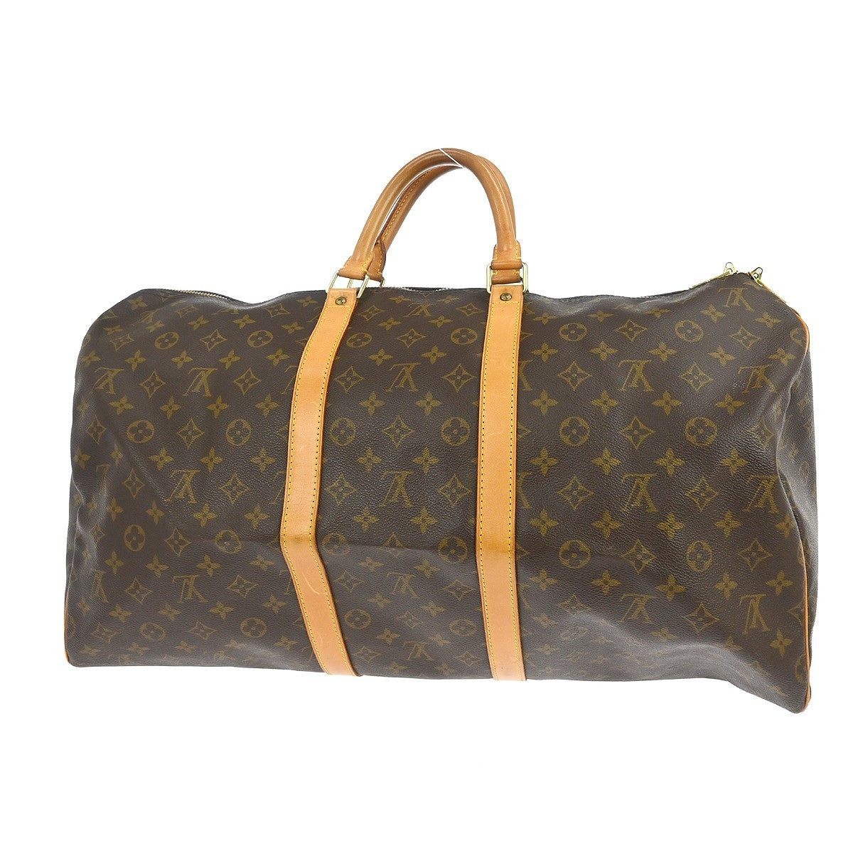 Louis Vuitton Louis Vuitton Keepall Bag Monogram Canvas Brown Canvas Travel Bag Bag (Pre-Loved)