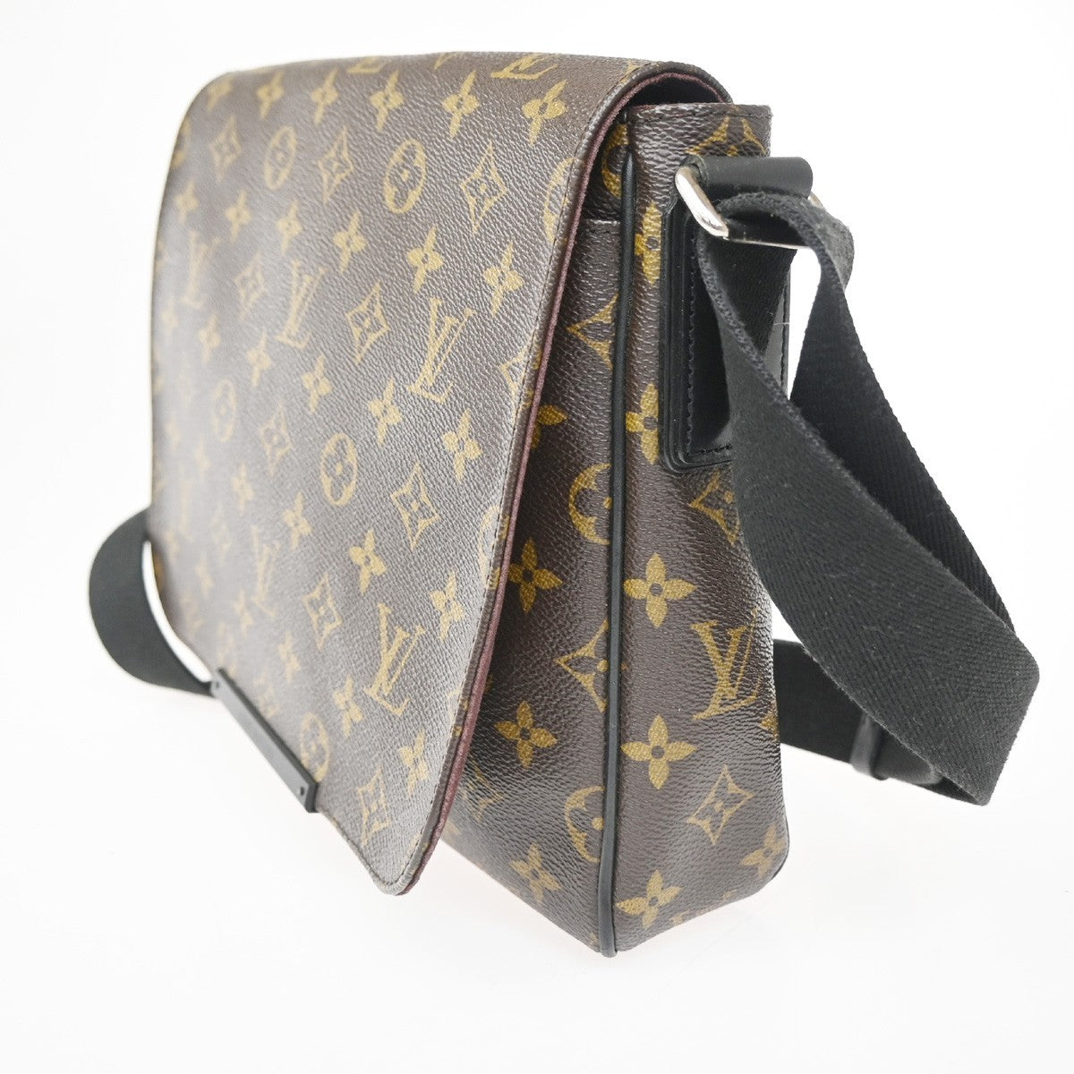 Louis Vuitton District Messenger Bag Macassar Monogram Canvas Brown Canvas Shoulder Bag Bag (Authentic Pre-Loved)