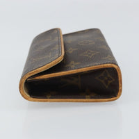 Louis Vuitton Florentine Waist Bag Monogram Canvas Brown Canvas Clutche & Pouche Bag (Pre-Loved)