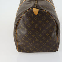 Louis Vuitton Keepall Bag Monogram Canvas Brown Canvas Travel Bag Bag (Pre-Loved)