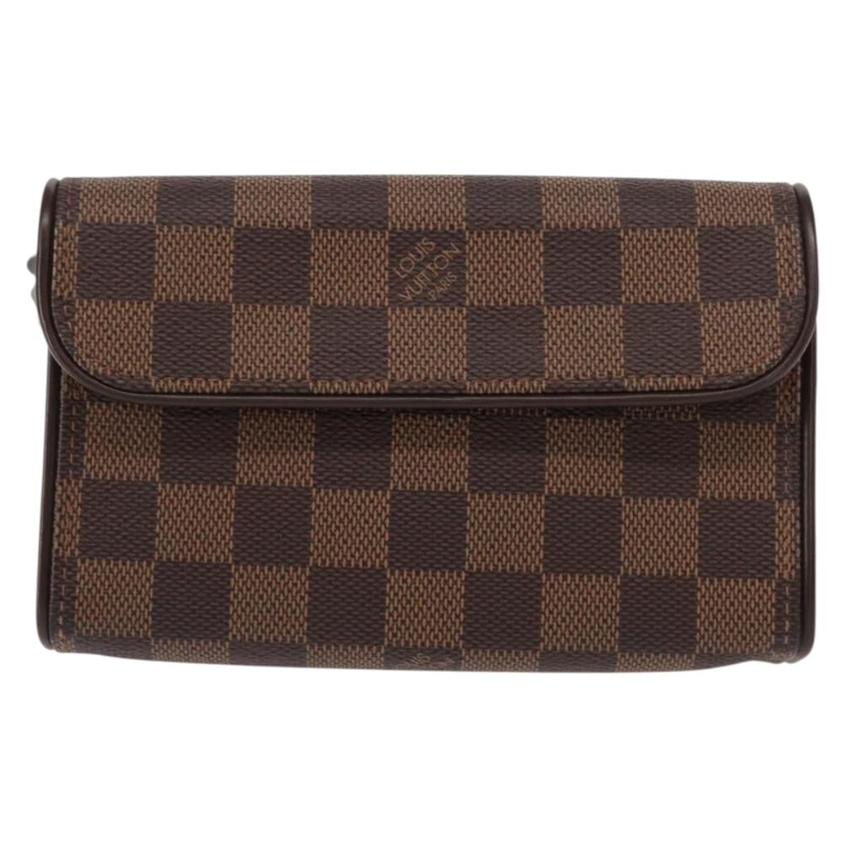 Louis Vuitton Florentine Waist Bag Monogram Canvas Brown Canvas Clutche & Pouche Bag (Pre-Loved)