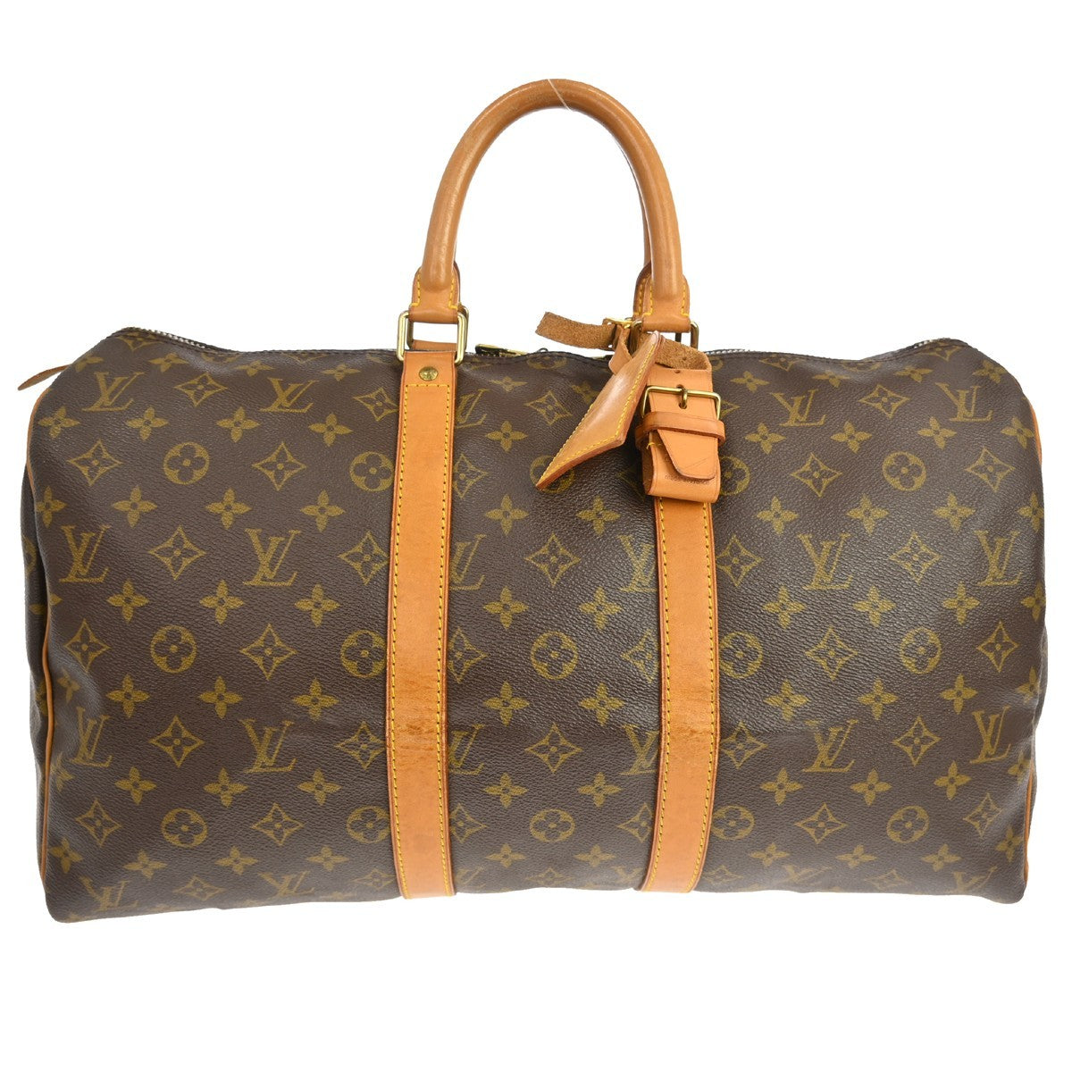 Louis Vuitton Louis Vuitton Keepall Bag Monogram Canvas Brown Canvas Travel Bag Bag (Pre-Loved)