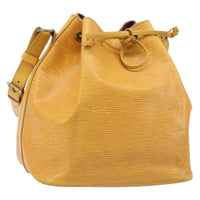 Louis Vuitton Petit Noe Handbag Epi Leather Yellow Leather Shoulder Bag Bag (Authentic Pre-Loved)