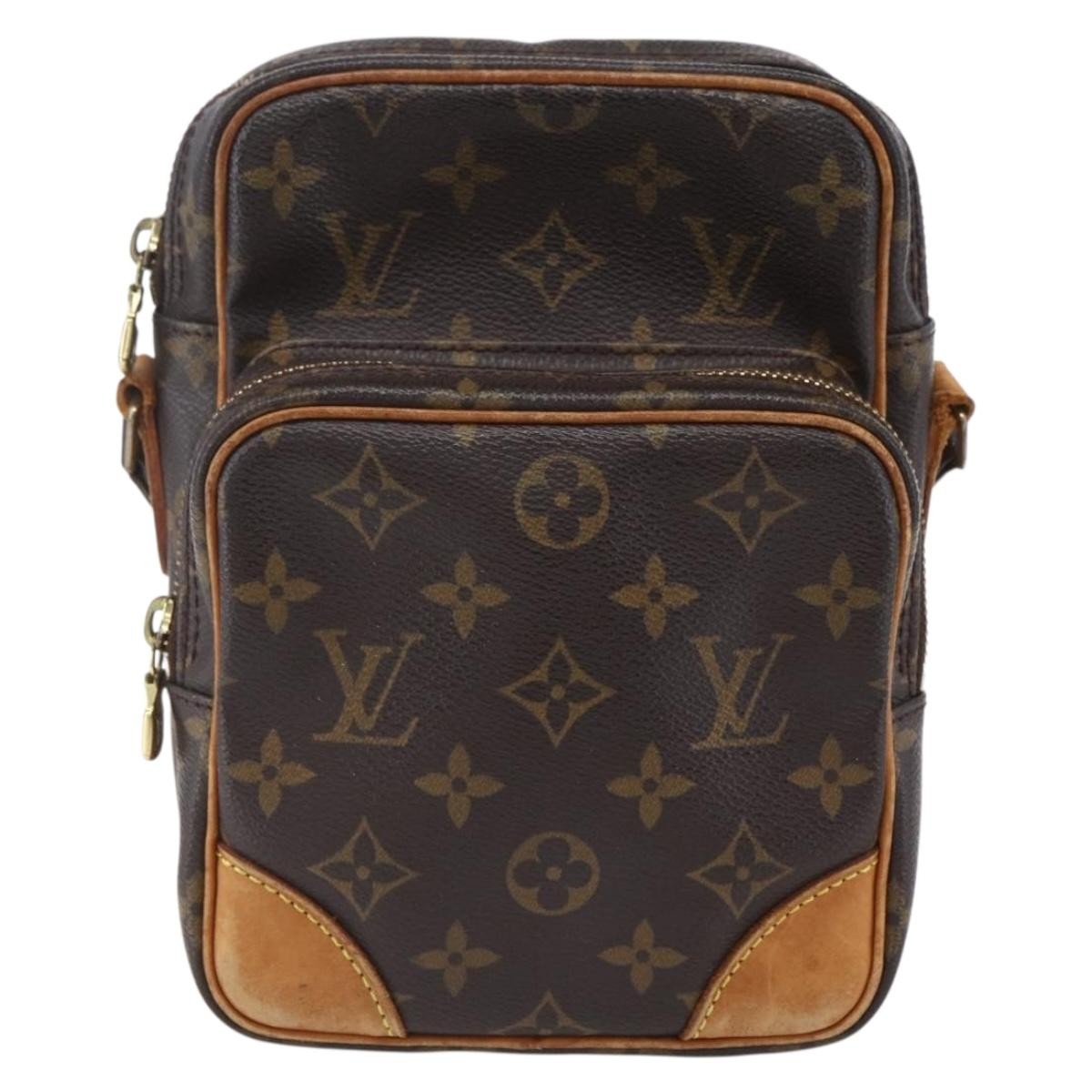 Louis Vuitton Amazone Bag Monogram Canvas Brown Canvas Shoulder Bag Bag (Pre-Loved)