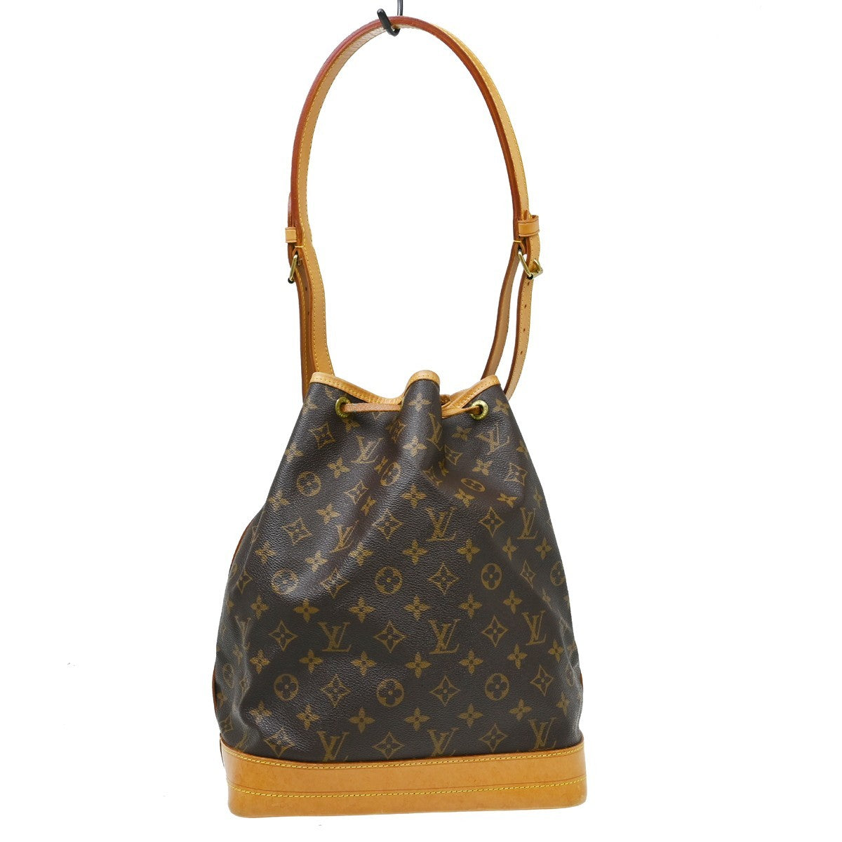 Louis Vuitton Petit Noe Nm Handbag Monogram Canvas Brown Canvas Shoulder Bag Bag (Authentic Pre-Loved)