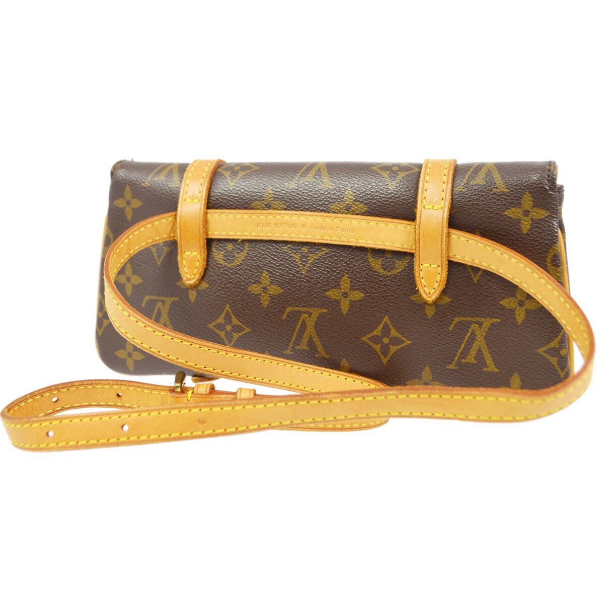 Louis Vuitton Marelle Waist Bag Monogram Canvas Brown Canvas Clutche & Pouche Bag (Authentic Pre-Loved)