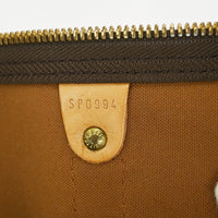 Louis Vuitton Keepall Bag Monogram Canvas Brown Canvas Travel Bag Bag (Pre-Loved)