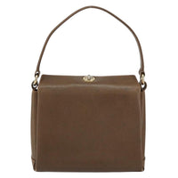 Gucci Vintage Shoulder Bag Leather Brown Leather Shoulder Bag Bag (Authentic Pre-Loved)