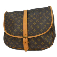 Louis Vuitton Louis Vuitton Saumur Handbag Monogram Canvas Brown Canvas Shoulder Bag Bag (Pre-Loved)