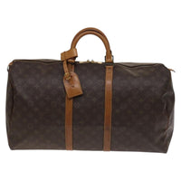 Louis Vuitton Louis Vuitton Keepall Bag Monogram Canvas Brown Canvas Travel Bag Bag (Pre-Loved)