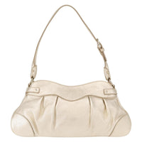 Salvatore Ferragamo Gancini Shoulder Bag Leather Gold Leather Shoulder Bag Bag (Authentic Pre-Loved)