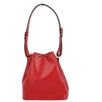 Louis Vuitton Noe Handbag Epi Leather Red Leather Shoulder Bag Bag (Pre-Loved)