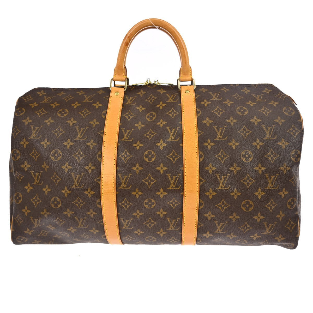 Louis Vuitton Louis Vuitton Keepall Bag Monogram Canvas Brown Canvas Travel Bag Bag (Authentic Pre-Loved)