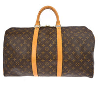 Louis Vuitton Louis Vuitton Keepall Bag Monogram Canvas Brown Canvas Travel Bag Bag (Authentic Pre-Loved)