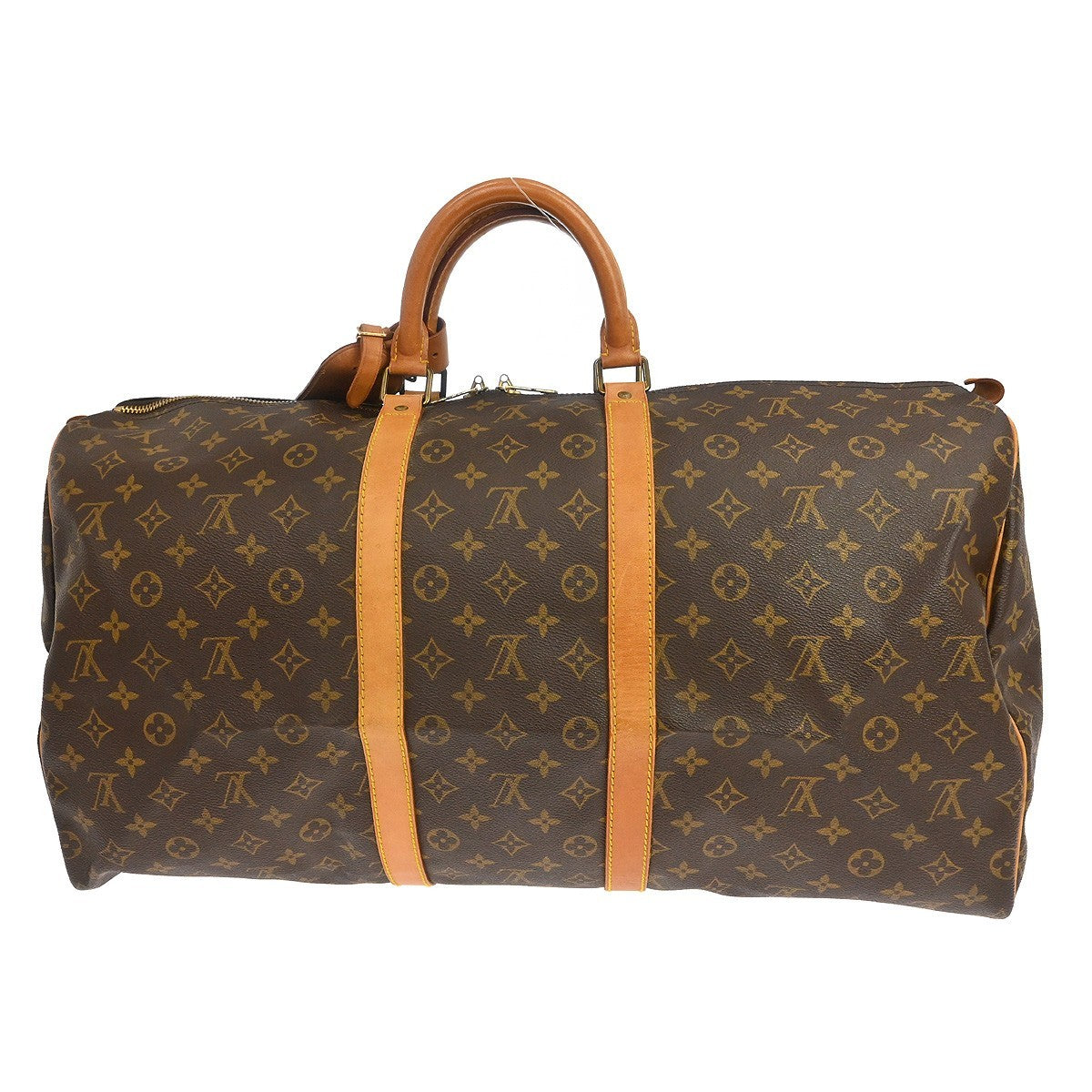 Louis Vuitton Louis Vuitton Keepall Bag Monogram Canvas Brown Canvas Travel Bag Bag (Pre-Loved)