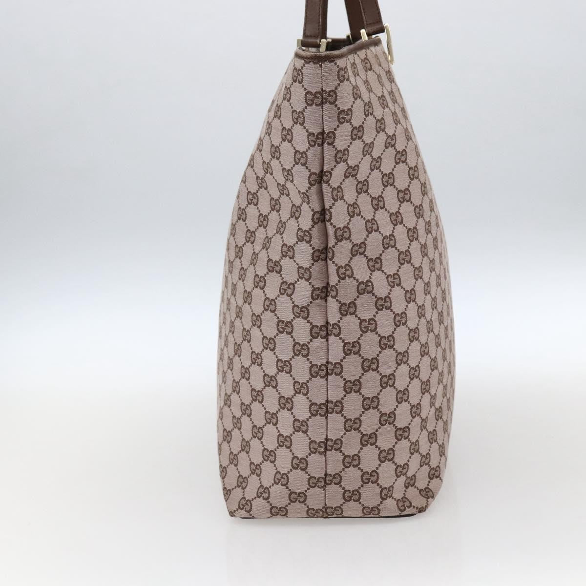 Gucci Gucci Vintage Bucket Shopping Tote Gg Canvas Pink Canvas Tote Bag Bag (Pre-Loved)