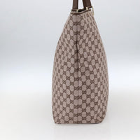 Gucci Gucci Vintage Bucket Shopping Tote Gg Canvas Pink Canvas Tote Bag Bag (Pre-Loved)