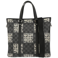 Louis Vuitton Tadao Handbag Limited Edition Nemeth Damier Graphite Gray Canvas Tote Bag Bag (Pre-Loved)